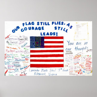 Poster Esprit américain