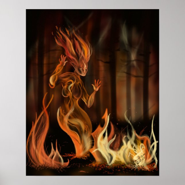 Poster Esprit de feu (Devant)