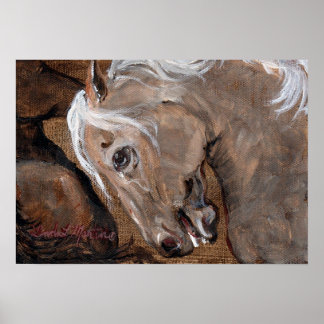 Poster Esprit de la toile imprimée Mustang