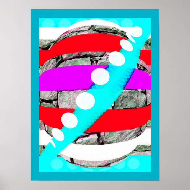 Poster esprits de roche de basalte (Devant)