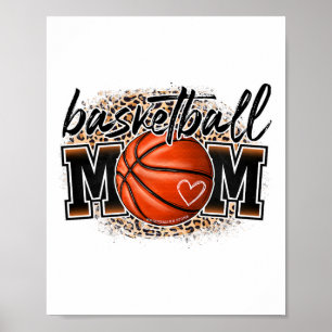 Poster Esquisse Maman Leopard Esquisse Senior Maman Fête