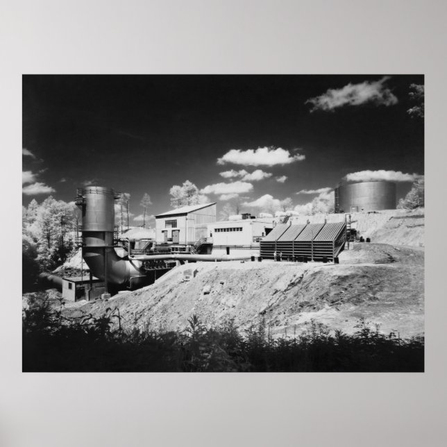 Poster Essais de moteurs à fusée de la NASA, années 1960 (Devant)