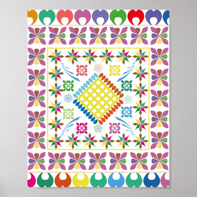 Poster Essence brodée (Devant)