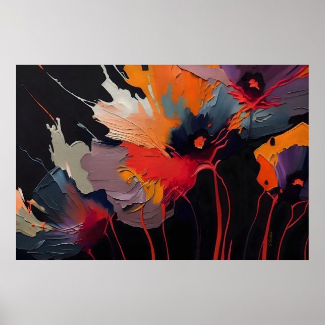 Poster Essence Of The Garden I – Nocturnal Expression (Devant)