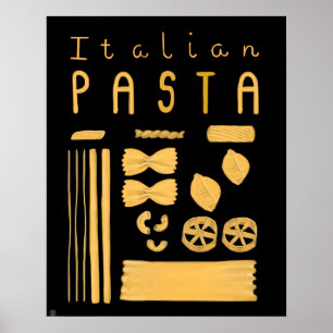 Poster Essentiel Italie - Pâtes italiennes