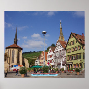 Poster Esslingen am Neckar, Allemagne