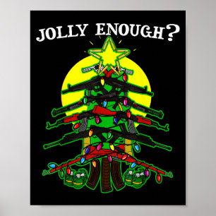 Poster Est-ce assez joyeux - Armes Pistolet d'arbre de No