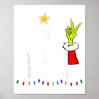 Poster Est-ce que ce sapin de Noël vert joyeux est assez