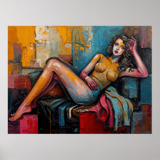 Poster « Est-ce que celle-ci fonctionne » – Portrait de J