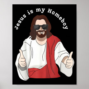 Poster Est-ce que Jésus est un chrétien de quartier Foi c