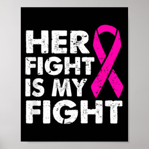 Poster Est-ce que son combat est contre le cancer du sein
