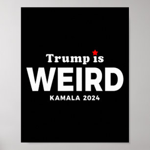 Poster Est-ce que Weird Harris Waltz 2024 Élection Kamala