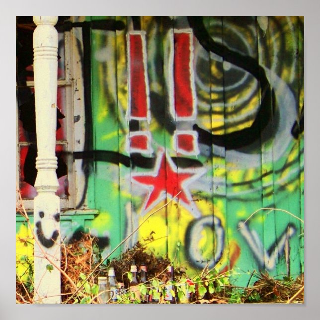 Poster est-ce trop de grafitti ? (Devant)