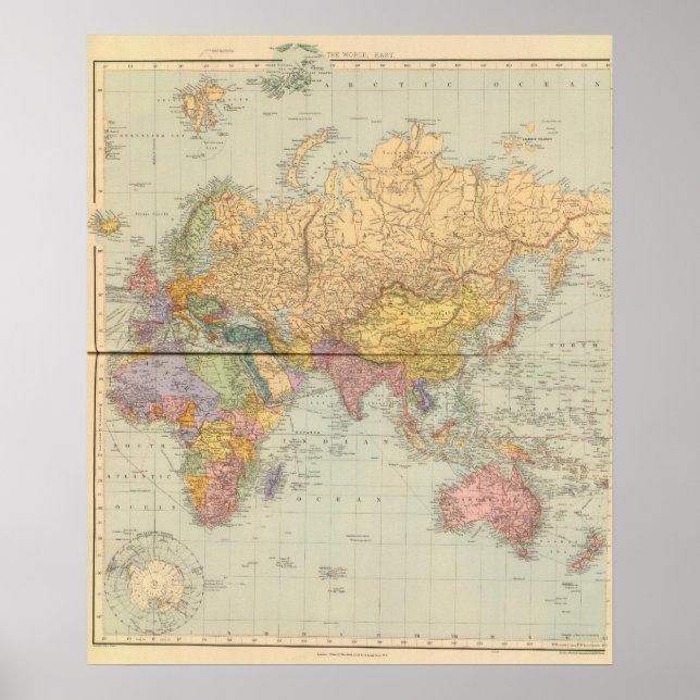 Poster Est du monde (Devant)