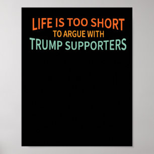 Poster Est Trop Court Pour Parler Avec Les Partisans De T
