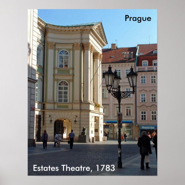 Poster Estates Theatre, Prague, 2006 (Devant)