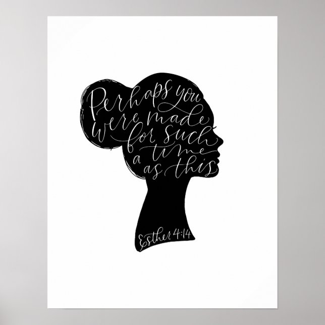 Poster Esther 4:14 Art Print (Devant)