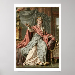 Poster Esther, costume pour "Esther" par Jean Racine, de