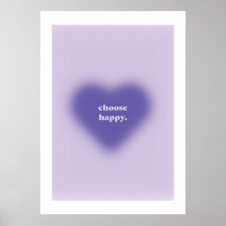 Poster esthétique - Choisissez Happy