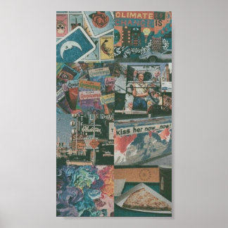 Poster esthétique des années 90 vintage