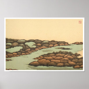 Poster Estuaire - Bois Imprimer