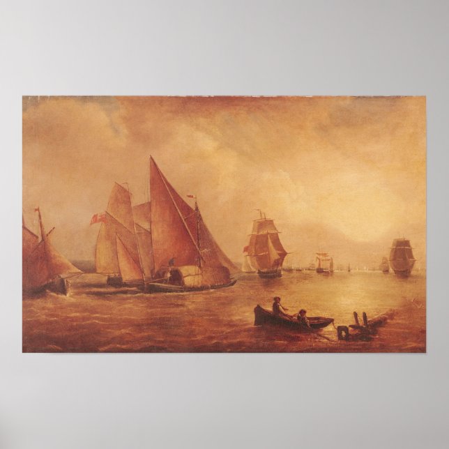 Poster Estuaire de la Tamise et de la Médaille (Devant)