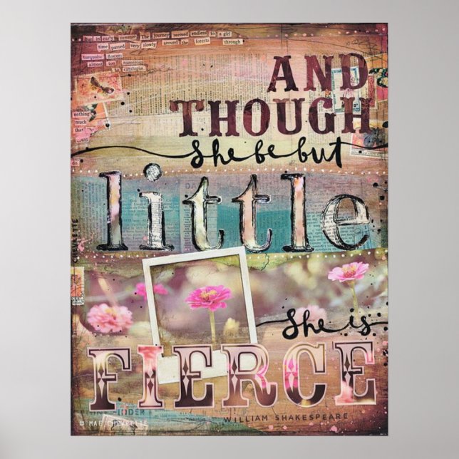 Poster "Et bien qu'elle ne soit que petite, elle est féro (Devant)