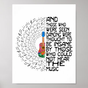 Poster Et Ceux Qui Ont Été Vus Danser Ont Été Pensés Être