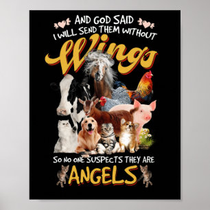 Poster Et Dieu A Dit Que Je Les Enverrai Sans Ailes