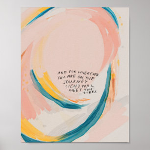 Poster "Et pour où que vous soyez en voyage..."