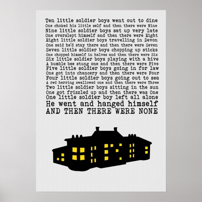 Poster Et Puis Il N'Y Avait Aucun Effet Papier (Devant)