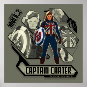 Poster Et Si... ?   Capitaine Carter Super Soldier