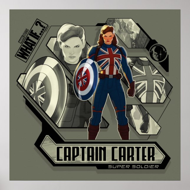 Poster Et Si... ? | Capitaine Carter Super Soldier (Devant)