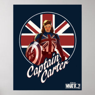 Poster Et Si... ?   Capitaine Carter Union Jack