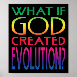 Poster Et si Dieu avait créé l'évolution ? Le dessein int