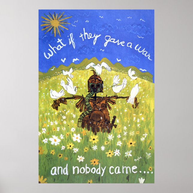 Poster Et s'ils faisaient la guerre et que personne ne ve (Devant)