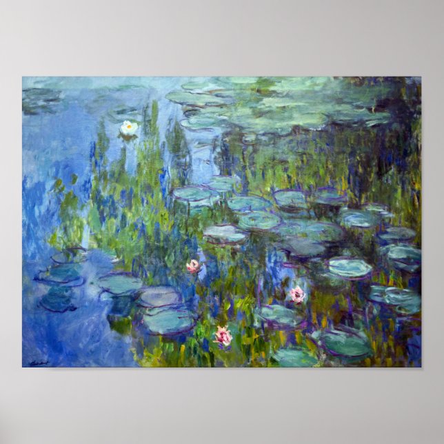 Poster Etang Lily, Monet (Devant)
