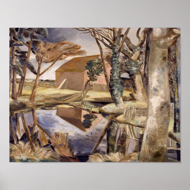 Poster Étang Oxenbridge (1927-28) (Devant)