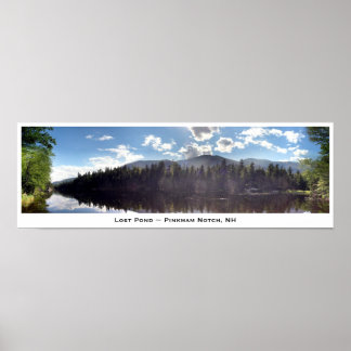 Poster Étang perdu ~ Pinkham Notch, NH