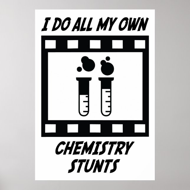 Poster Étapes de chimie (Devant)
