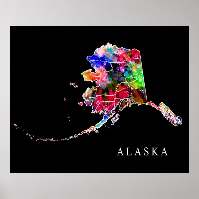 POSTER ÉTAT D'ALASKA (Devant)