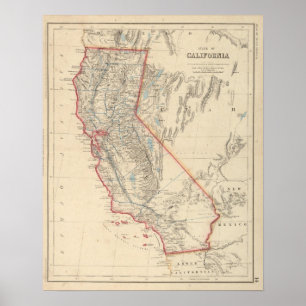 Poster État de Californie