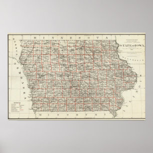 Poster État de l'Iowa