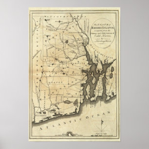 Poster État de Rhode Island