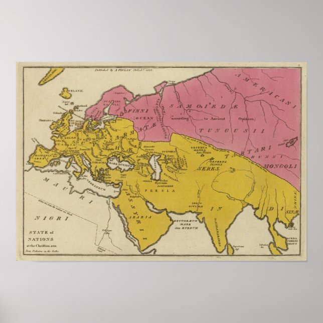 Poster État des Nations à l'ère chrétienne (Devant)