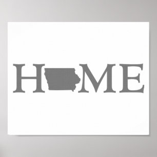 Poster État d'origine Iowa