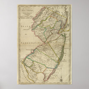 Poster État du New Jersey 3