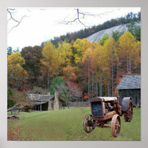 POSTER ÉTAT EN PIERRE PARK-POSTER DE MOUNTAIN-N.C.