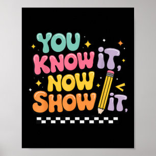 Poster État motivationnel Test Jour Vous Le Savez Non