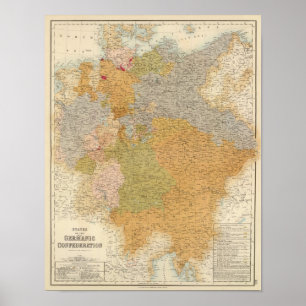 Poster États de la Confédération germanique tardive